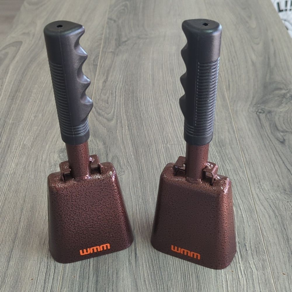 Steel 10" Cowbells Set Of 2